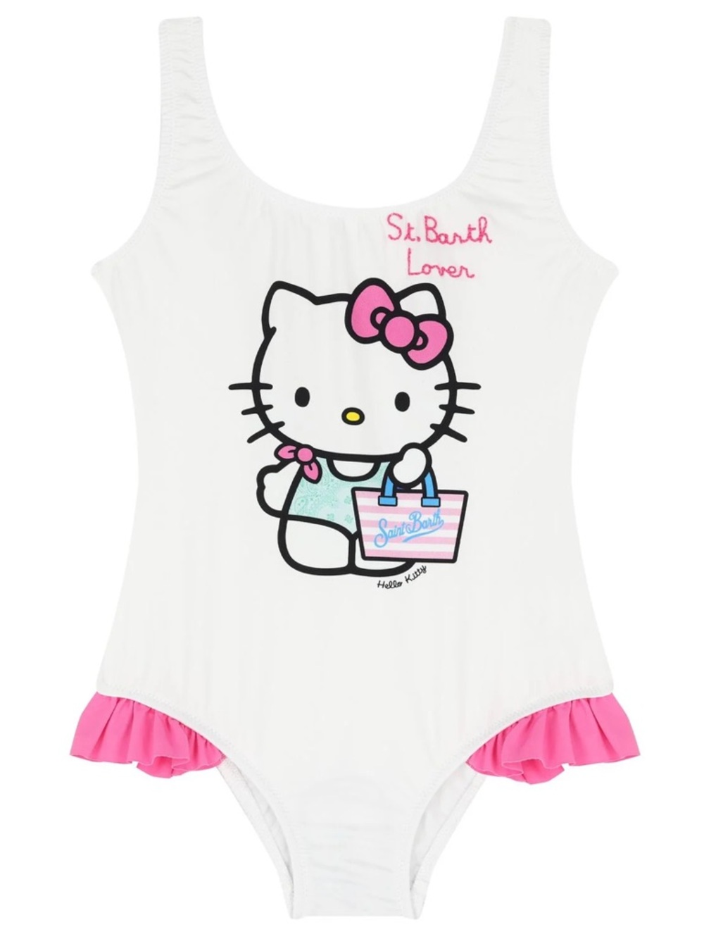 MC2 Saint Barth Girls’ White Hello Kitty Swimsuit